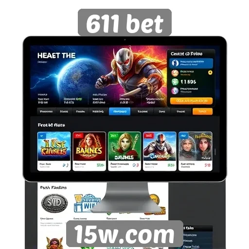 Análise da interface do usuário do site 611 bet